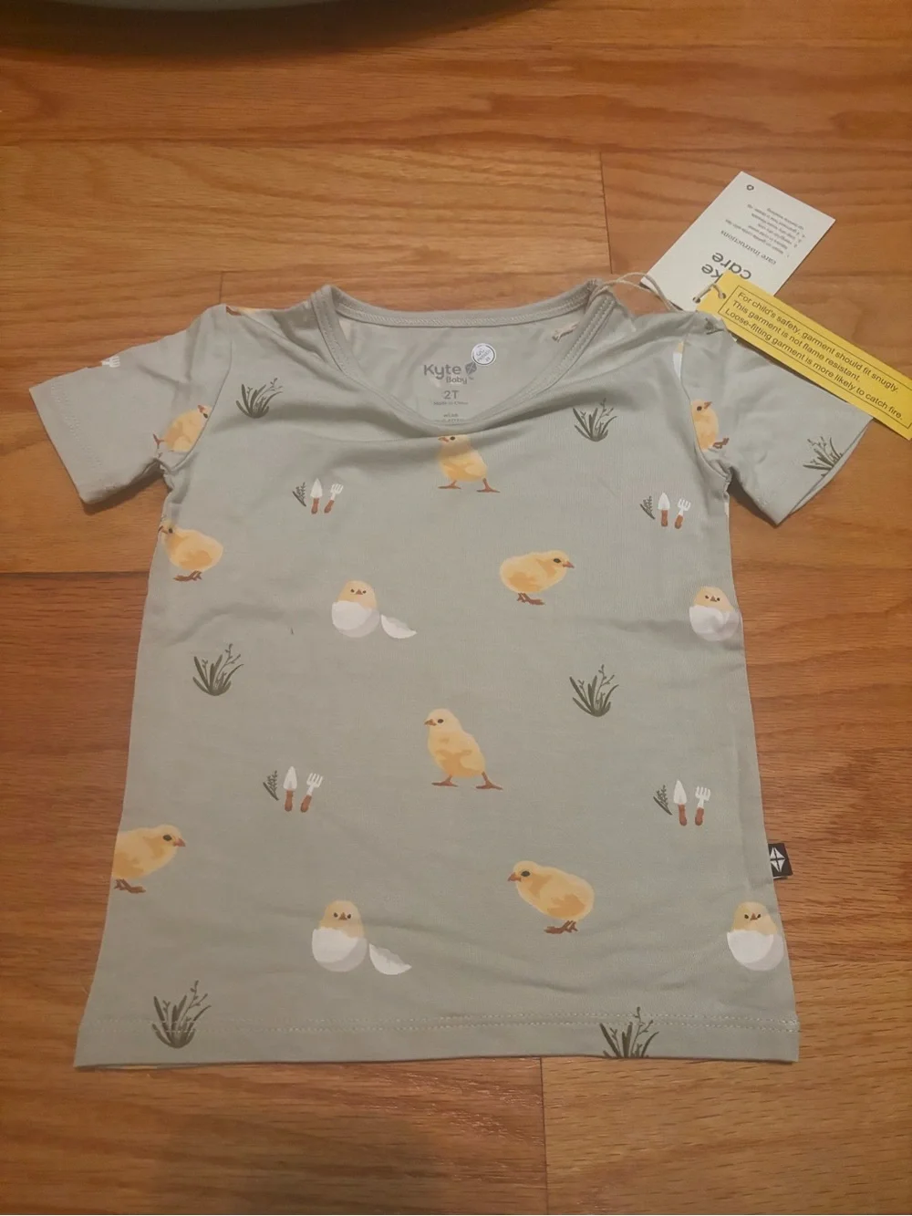 NWOT Kyte Baby Aloe Chick Short Sleeve Pajama Set! So soft and cute!!
